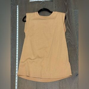 LuLaRoe Camel Sleeveless Muscle Tee